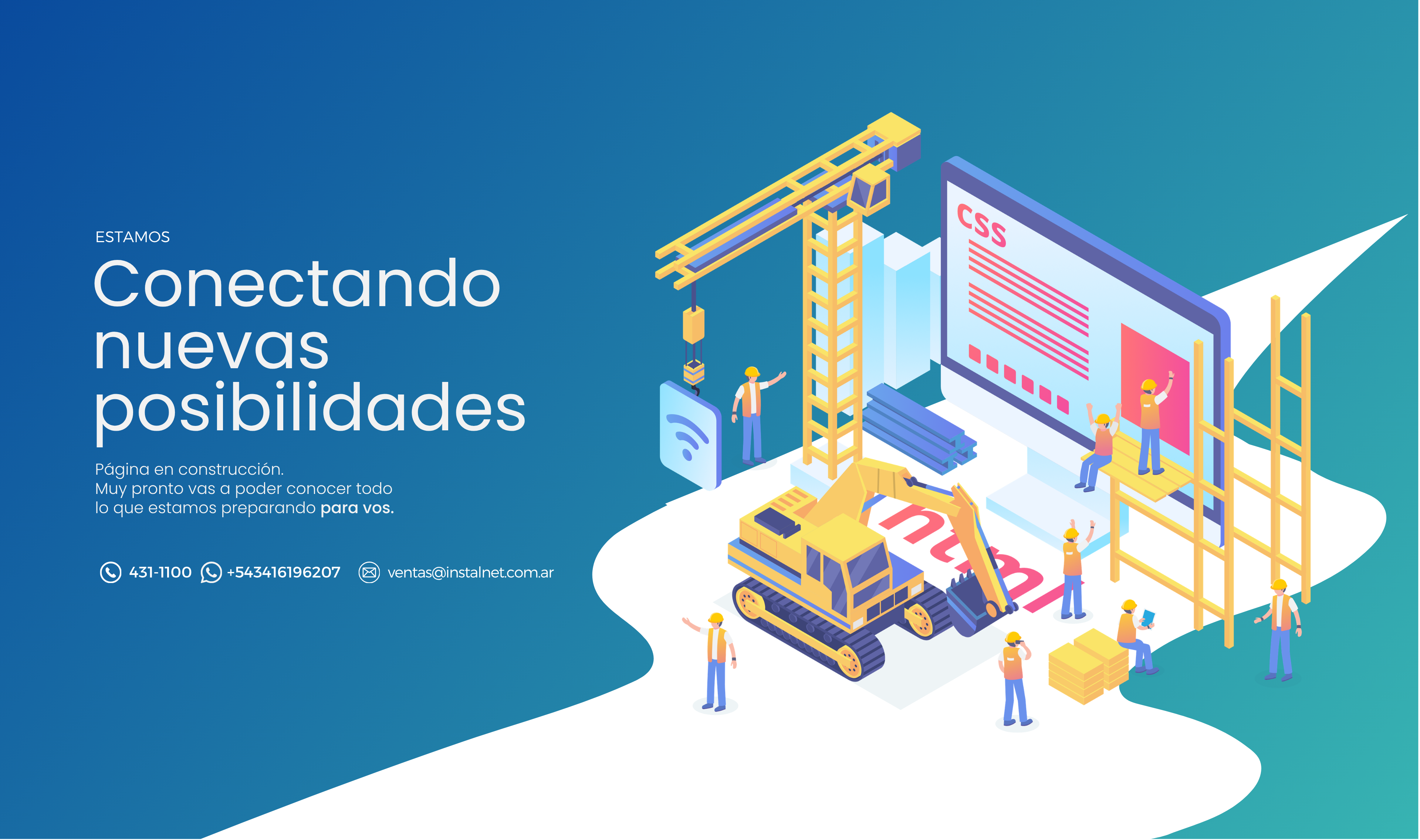 Instalnet - Estamos conectando nuevas posibilidades - Página en construcción